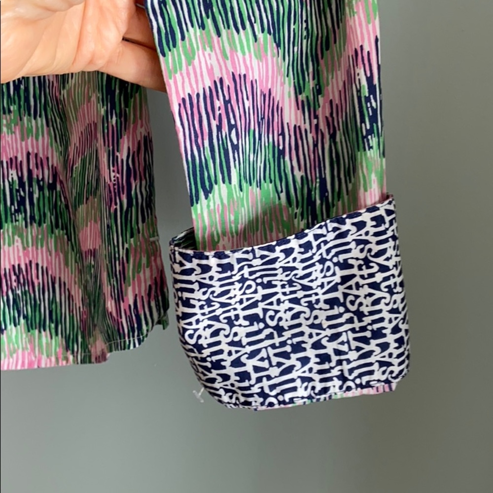 Lilly Pulitzer Button-Down Multi-Curves Shirt - image 4